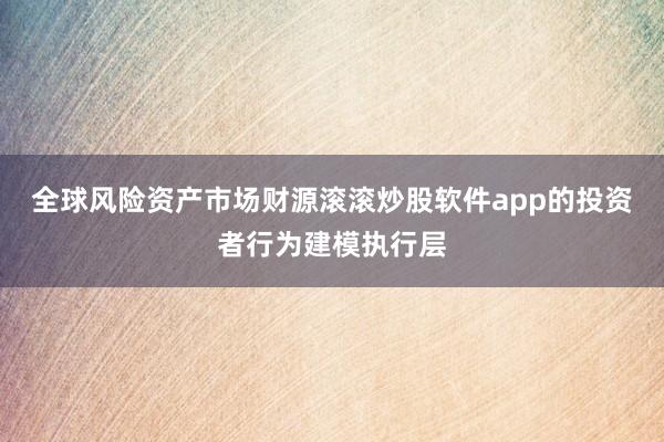 全球风险资产市场财源滚滚炒股软件app的投资者行为建模执行层