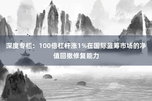 深度专栏：100倍杠杆涨1%在国际蓝筹市场的净值回撤修复能力